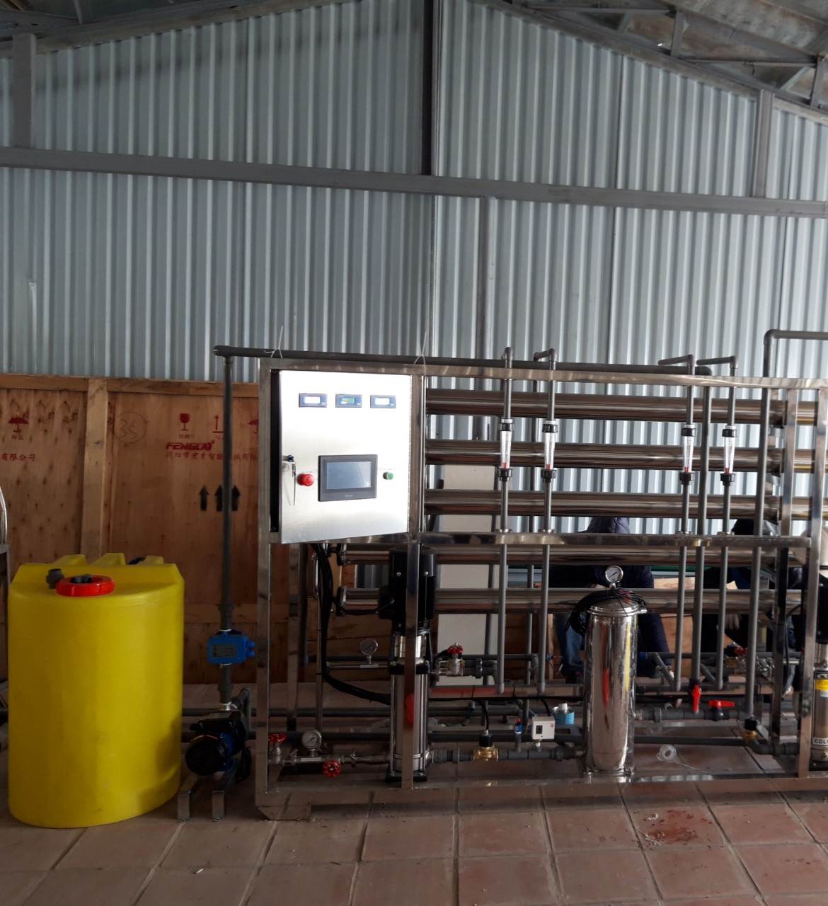 Hệ thống RO cấp 2 cho xưởng sản xuất b&aacute;nh kẹo 